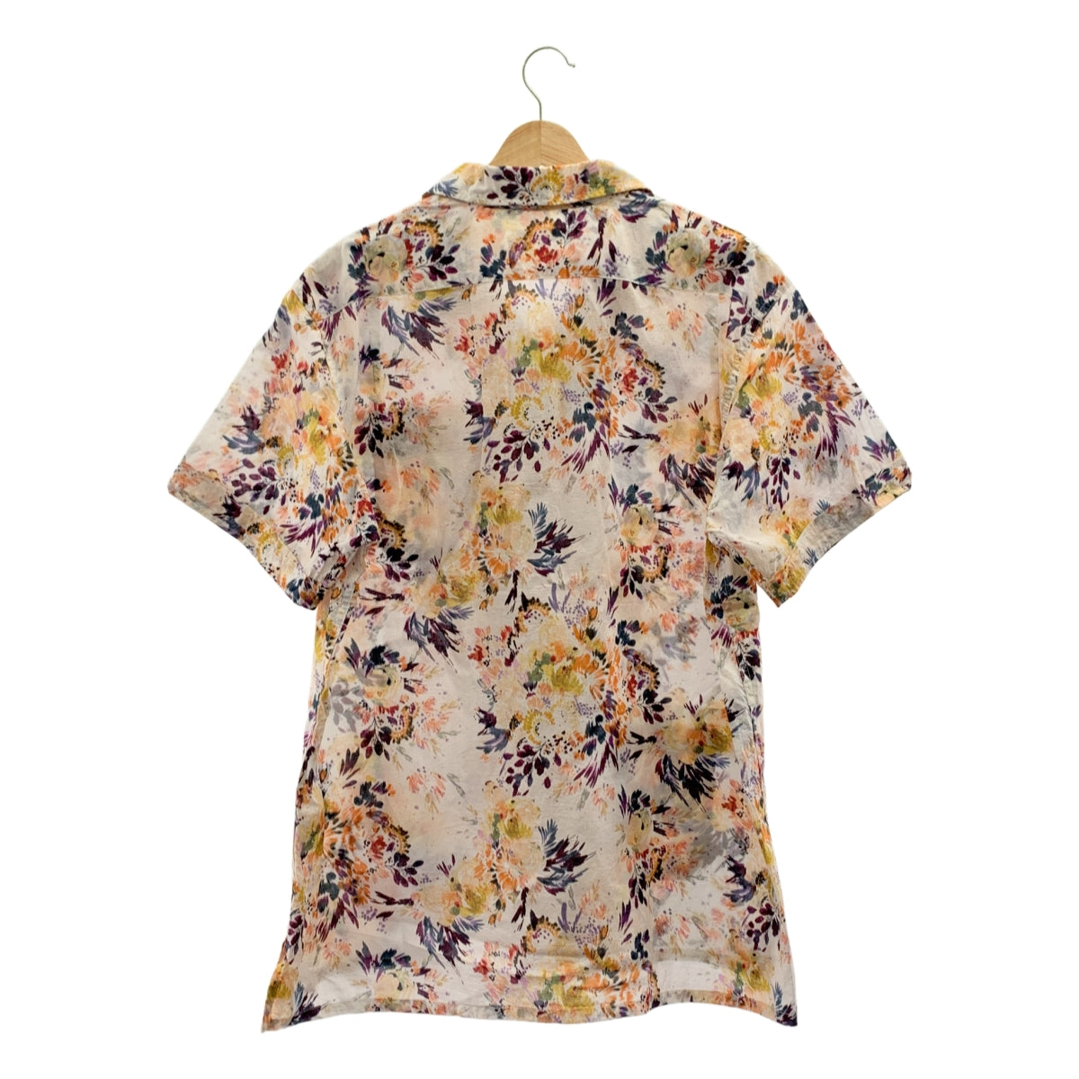 Engineered Garments / 엔지니어드 가멘츠 | 코튼 총 무늬 오픈 컬러 셔츠 | L | 남성
