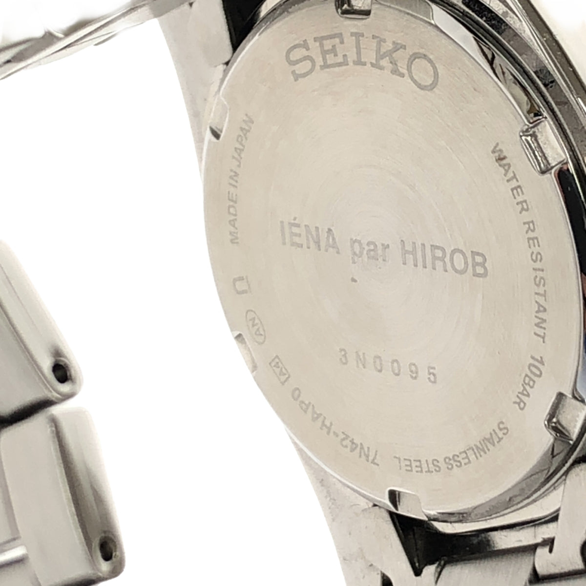 【新品】  SEIKO / セイコー | Exclusive IENA × HIROB ブレスウォッチ | シルバー/ブラック | レディース