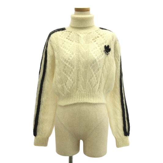 GUCCI / Gucci | x adidas / adidas Trefoil Sideline Turtleneck Knit / With removable inner lining | M | Women's