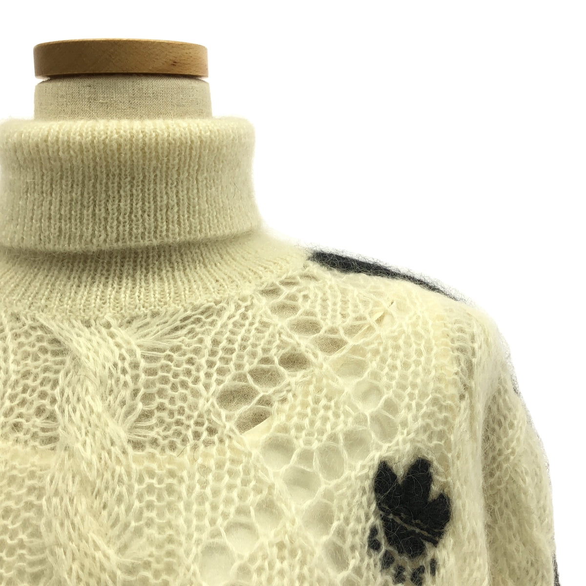 GUCCI / Gucci | x adidas / adidas Trefoil Sideline Turtleneck Knit / With removable inner lining | M | Women's