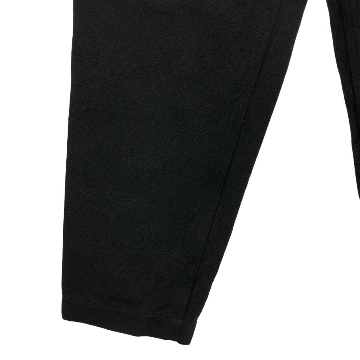 MHL. / エムエイチエルマーガレットハウエル | 2024AW | LIGHT COTTON WOOL DRILL PANTS / タック ワイドパンツ | 3 | ブラック | レディース