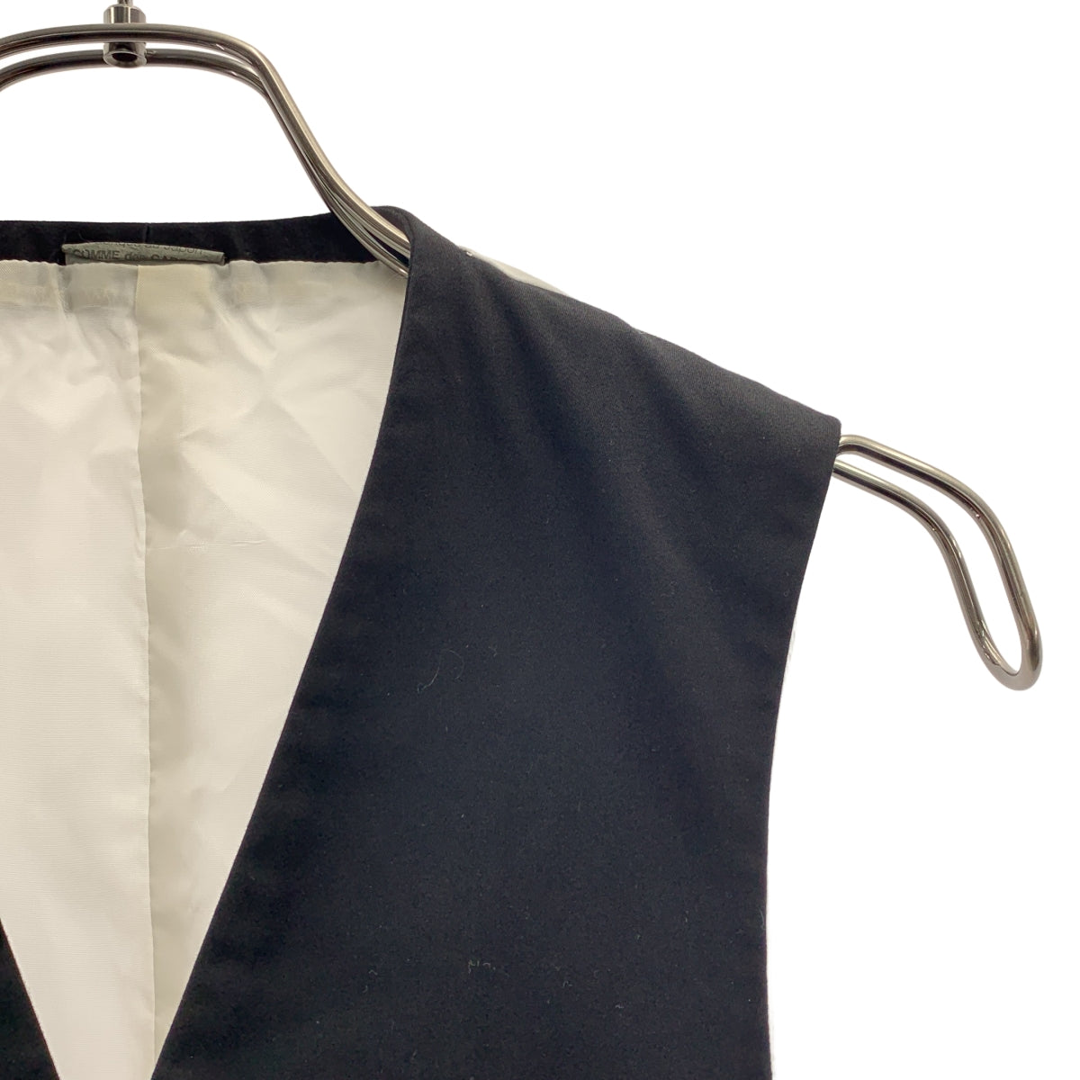 COMME des GARCONS HOMME PLUS / コムデギャルソンオムプリュス | 2008SS | コットン マルチポケット 切替 ベスト | S | ブラック/ホワイト | メンズ