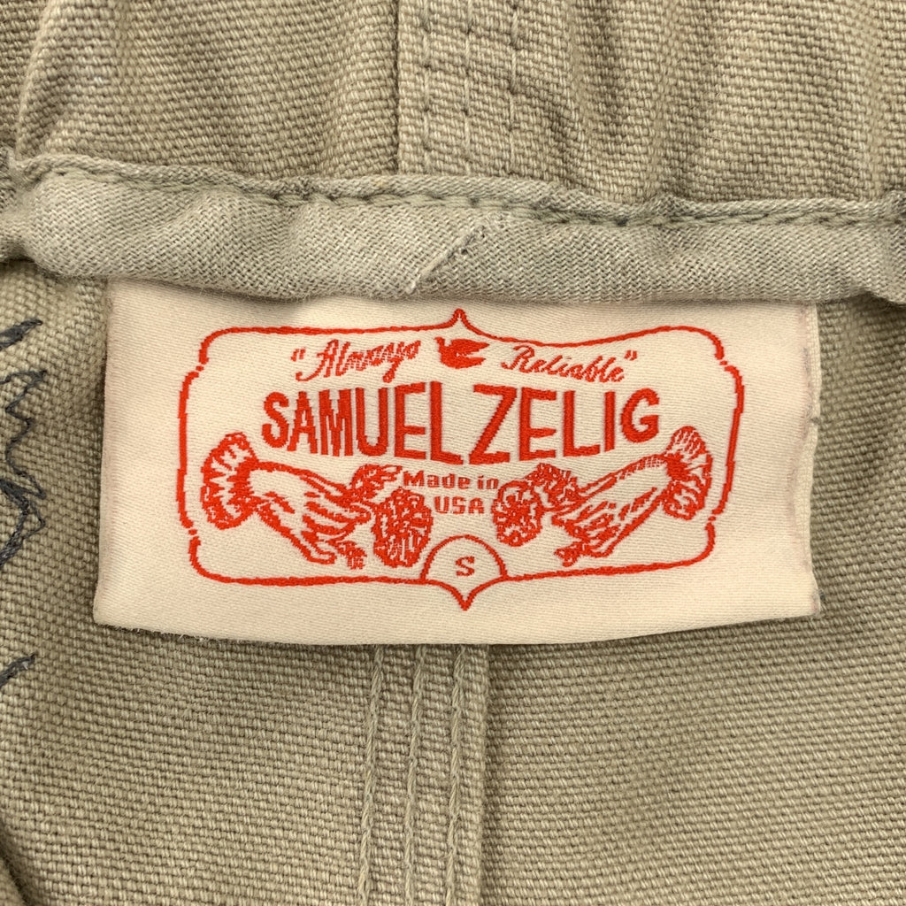 SAMUEL ZELIG / サミュエルゼリグ | 2024AW | Underdrawing Pant アートワーク 刺しゅう プリント コットン イージーパンツ | S | メンズ