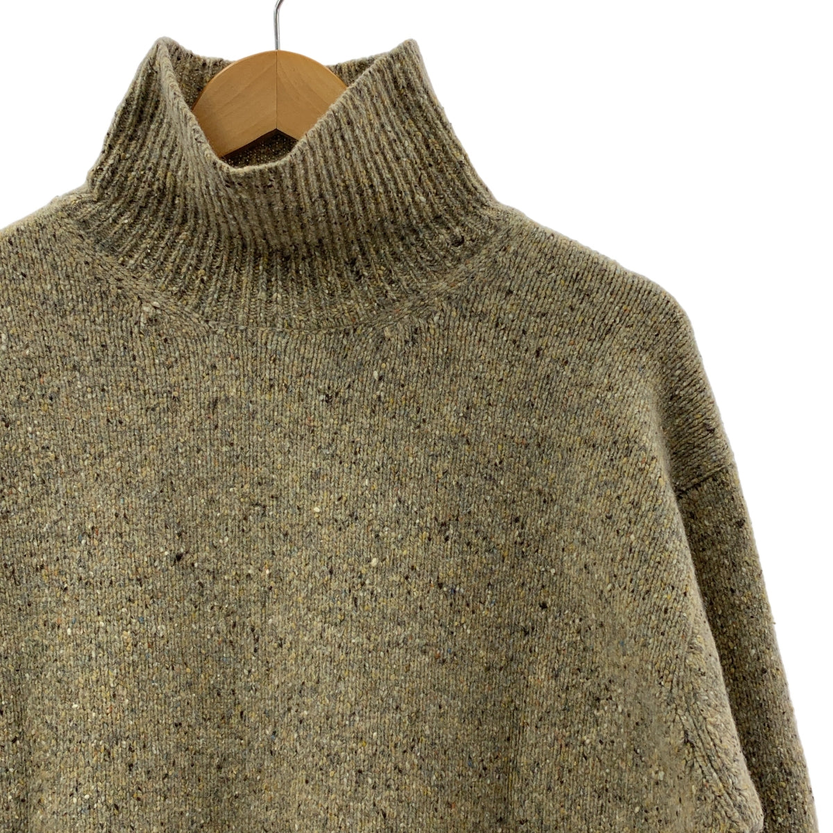 AURALEE / オーラリー | BABY CASHMERE KNIT ベビー カシミヤ タートルネック ニット | 3 | ベージュ | レディース