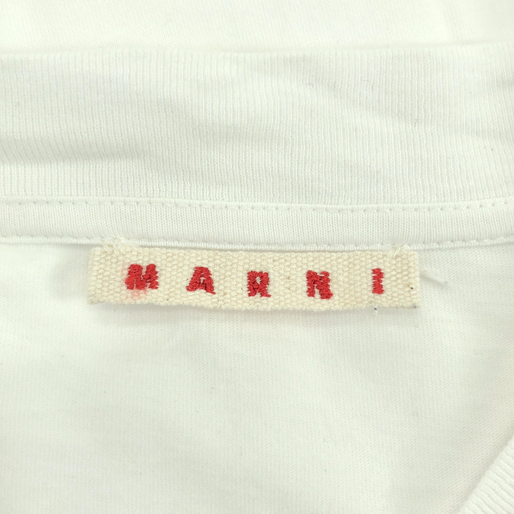 MARNI | 2024 春夏 | 有機棉三件 T 卹 (3 件套) | 尺寸 46 | 白色 | 男款
