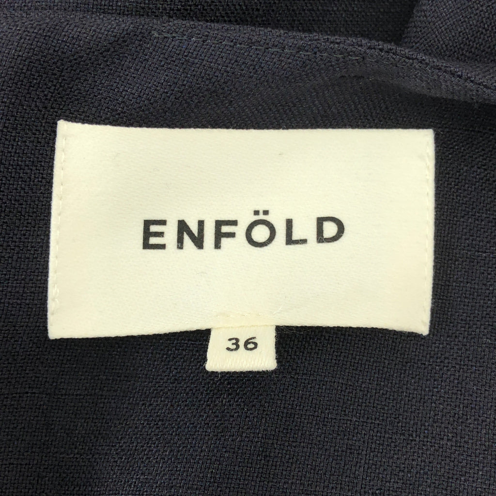 ENFOLD | 褶襉A字無袖連身裙 | 36碼 | 女裝