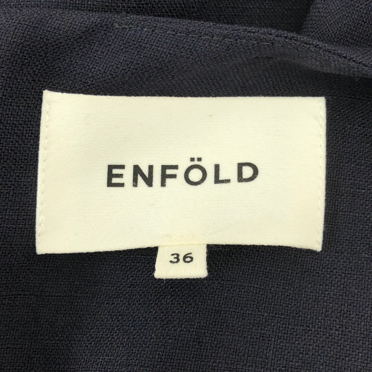 ENFOLD | 褶襉A字無袖連身裙 | 36碼 | 女裝