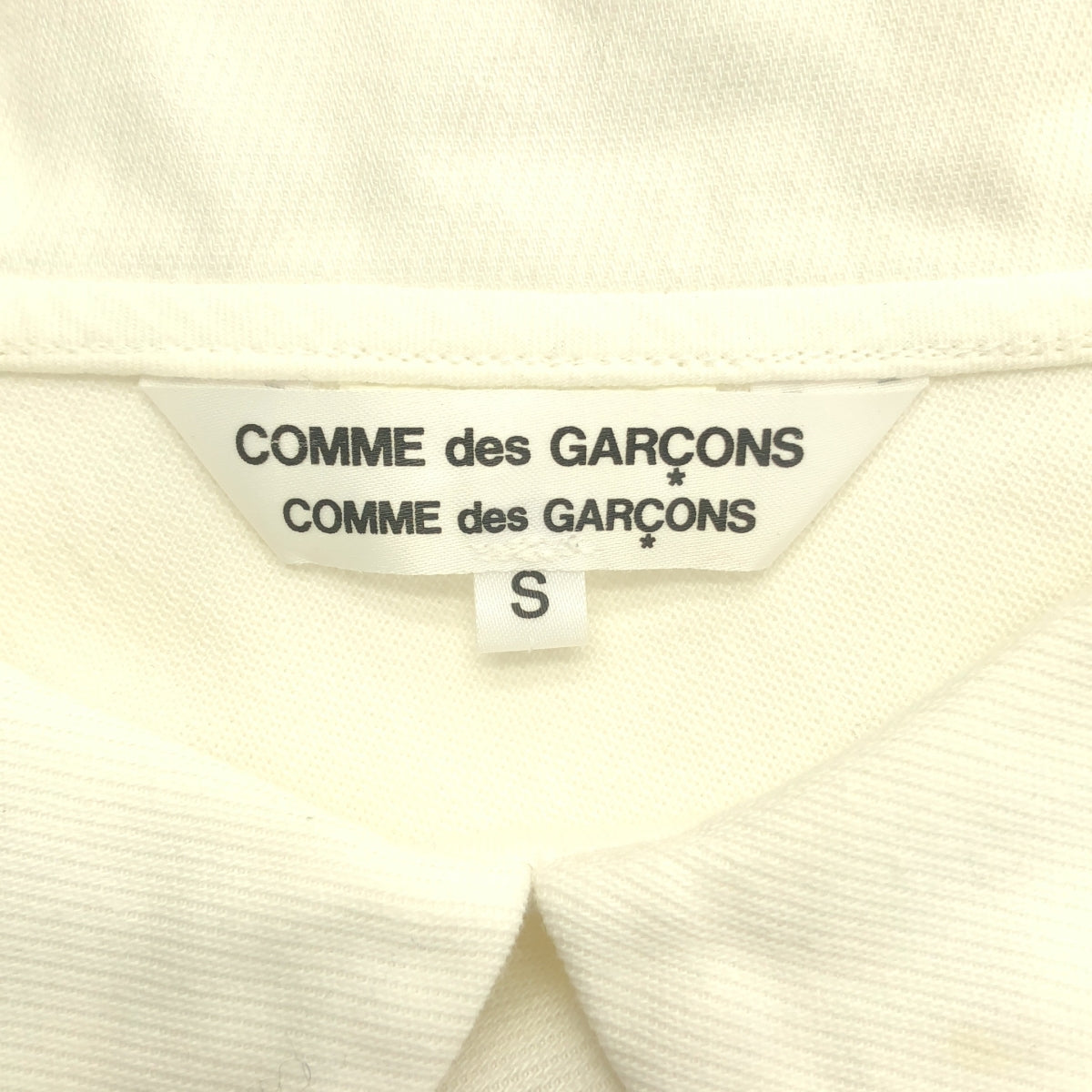 COMME des GARCONS COMME des GARCONS / 콤콤 | 2013SS | 코튼 라운드 컬러 돌먼 슬리브 원피스 | S |