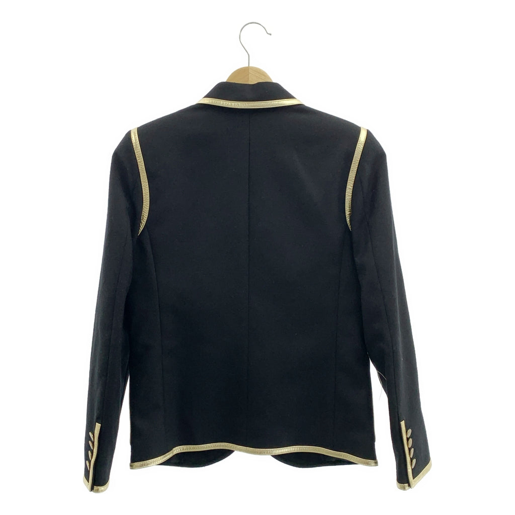 SAINT LAURENT PARIS / 생로랑 파리 | 1B 파이핑 싱글 브레스트 테일러드 재킷 / 총 안감 | 34 | 여성