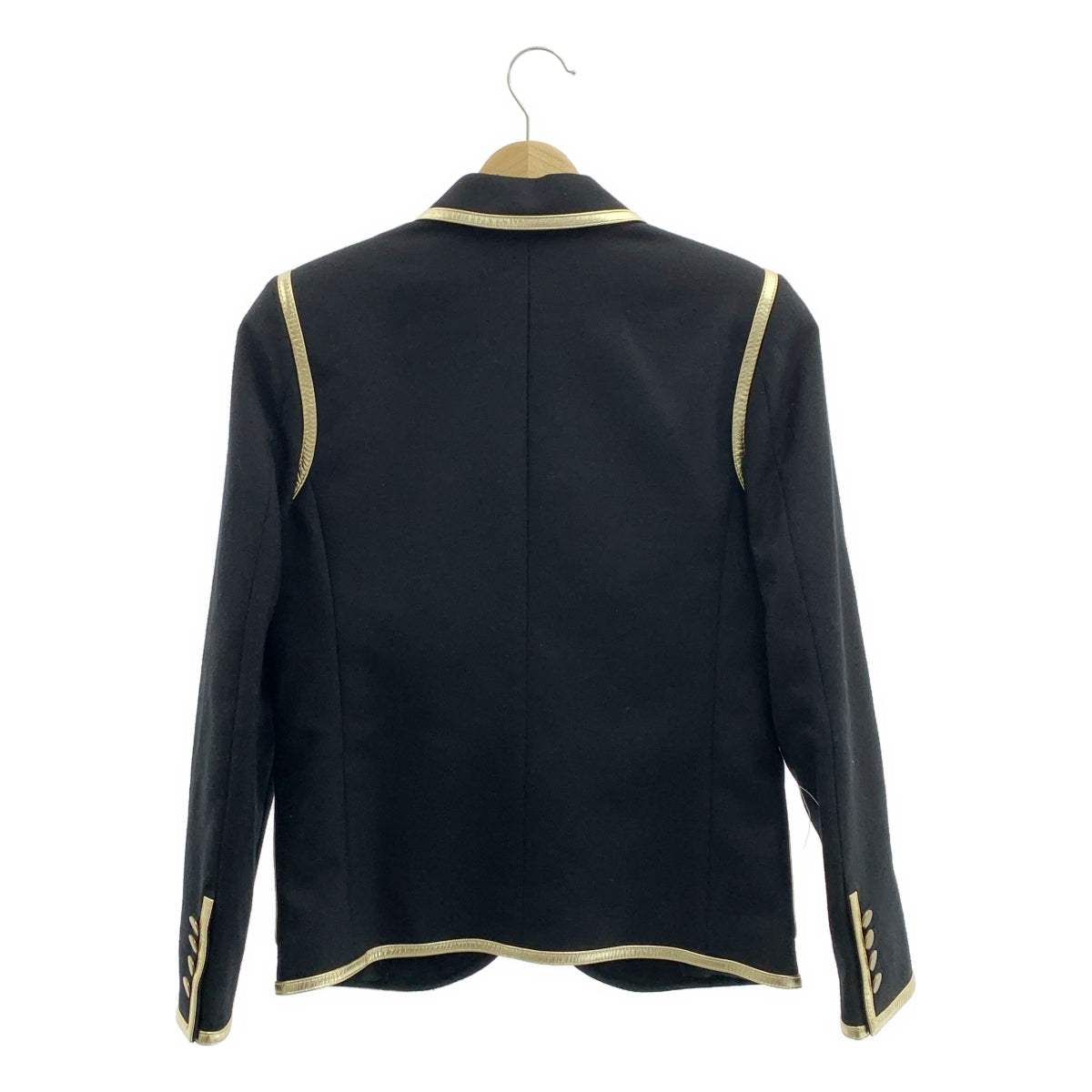 SAINT LAURENT PARIS / 생로랑 파리 | 1B 파이핑 싱글 브레스트 테일러드 재킷 / 총 안감 | 34 | 여성
