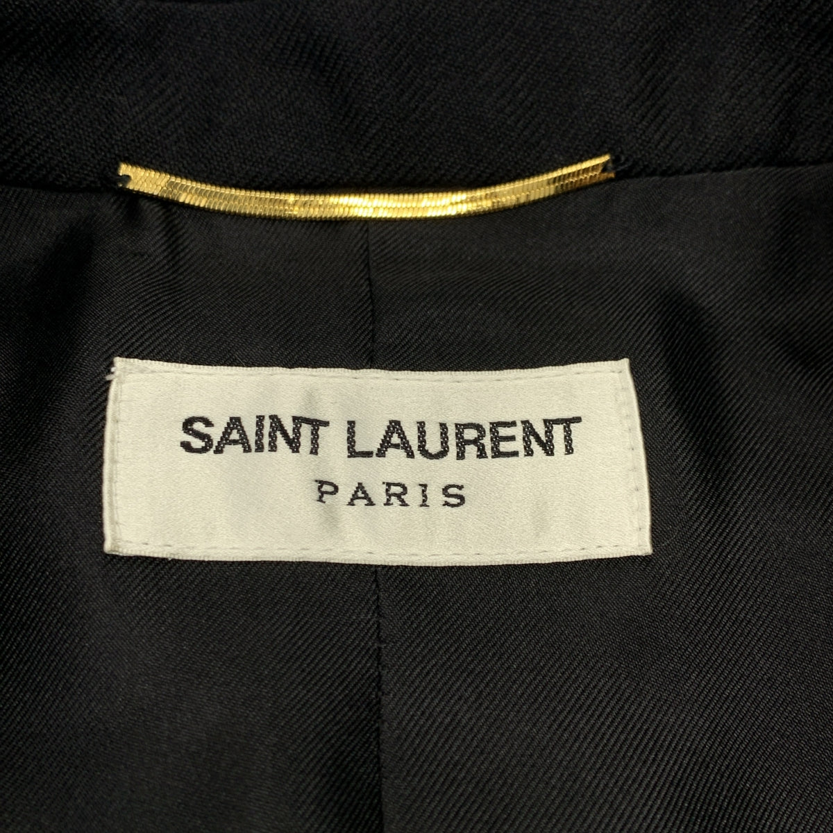SAINT LAURENT PARIS / 생로랑 파리 | 1B 파이핑 싱글 브레스트 테일러드 재킷 / 총 안감 | 34 | 여성