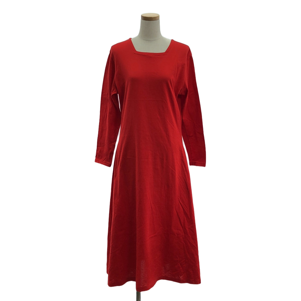 Y's / 와이즈 요우지야마모토 | 2018SS | 코튼 플레어 스커트 원피스 | F | 레드 | 여성