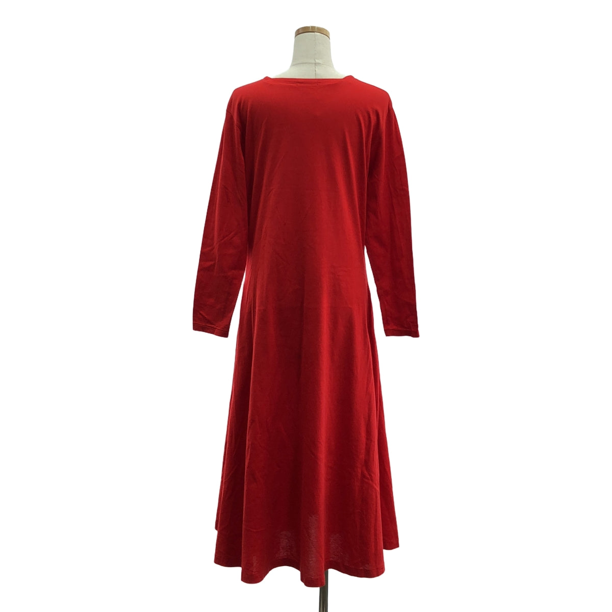 Y's / 와이즈 요우지야마모토 | 2018SS | 코튼 플레어 스커트 원피스 | F | 레드 | 여성