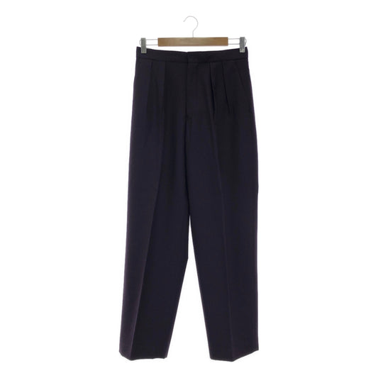 Drawer | Flannel Tuck Tapered Pants | Size 38 | Women's