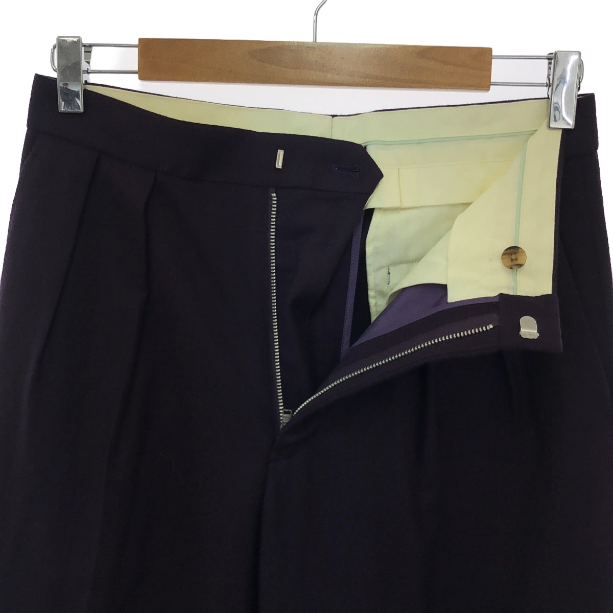 Drawer / 드로어 | 푸라노 택 테이퍼드 팬츠 | 38 | 퍼플 |