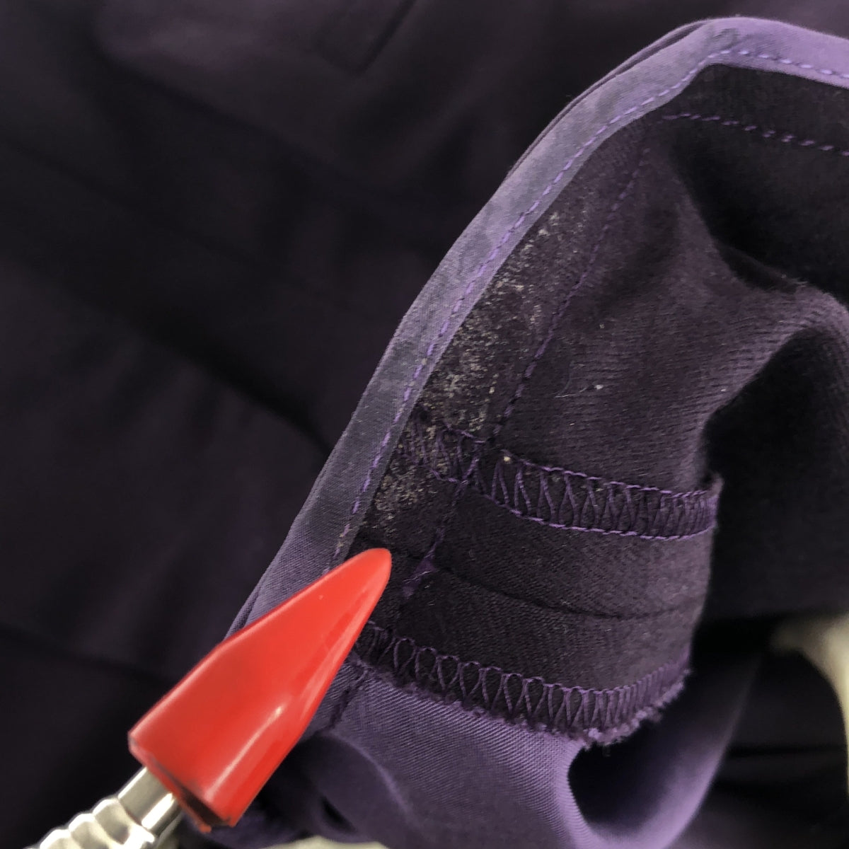 抽屜 |法蘭絨褶皺錐形褲 | 38 |紫色 |女性的