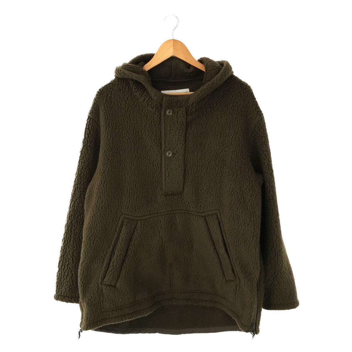 STAMMBAUM / シュタンバウム | 2020SS | × L'Appartement アパルトモン別注 BOA P/O WITH HOOD ボア プル オーバー ウィズ フード アノラック | F | カーキ | レディース