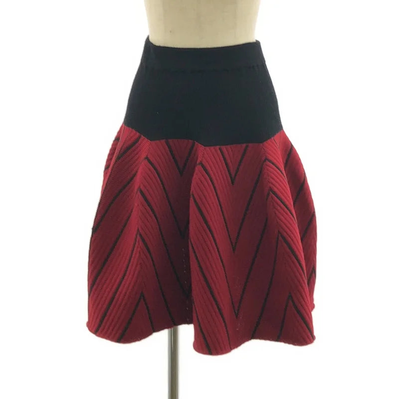 CFCL / シーエフシーエル | POTTERY HERRINGBONE MINI SKIRT ポッテリー ヘリンボーン スカート | F | レディース