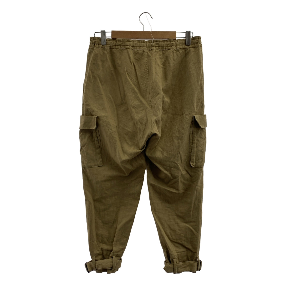YOHJI YAMAMOTO +NOIR / ヨウジヤマモトプリュスノアール | 裾アジャスター ドローストリング カーゴ パンツ | 1 | ベージュ | レディース