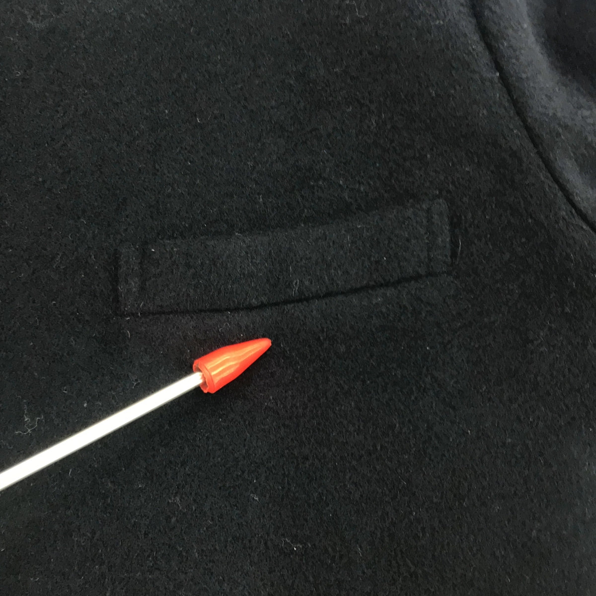 atelier naruse / アトリエナルセ | beaver wool no collar jacket  ビーバー ウール ノーカラー ジャケット | F | ネイビー | レディース