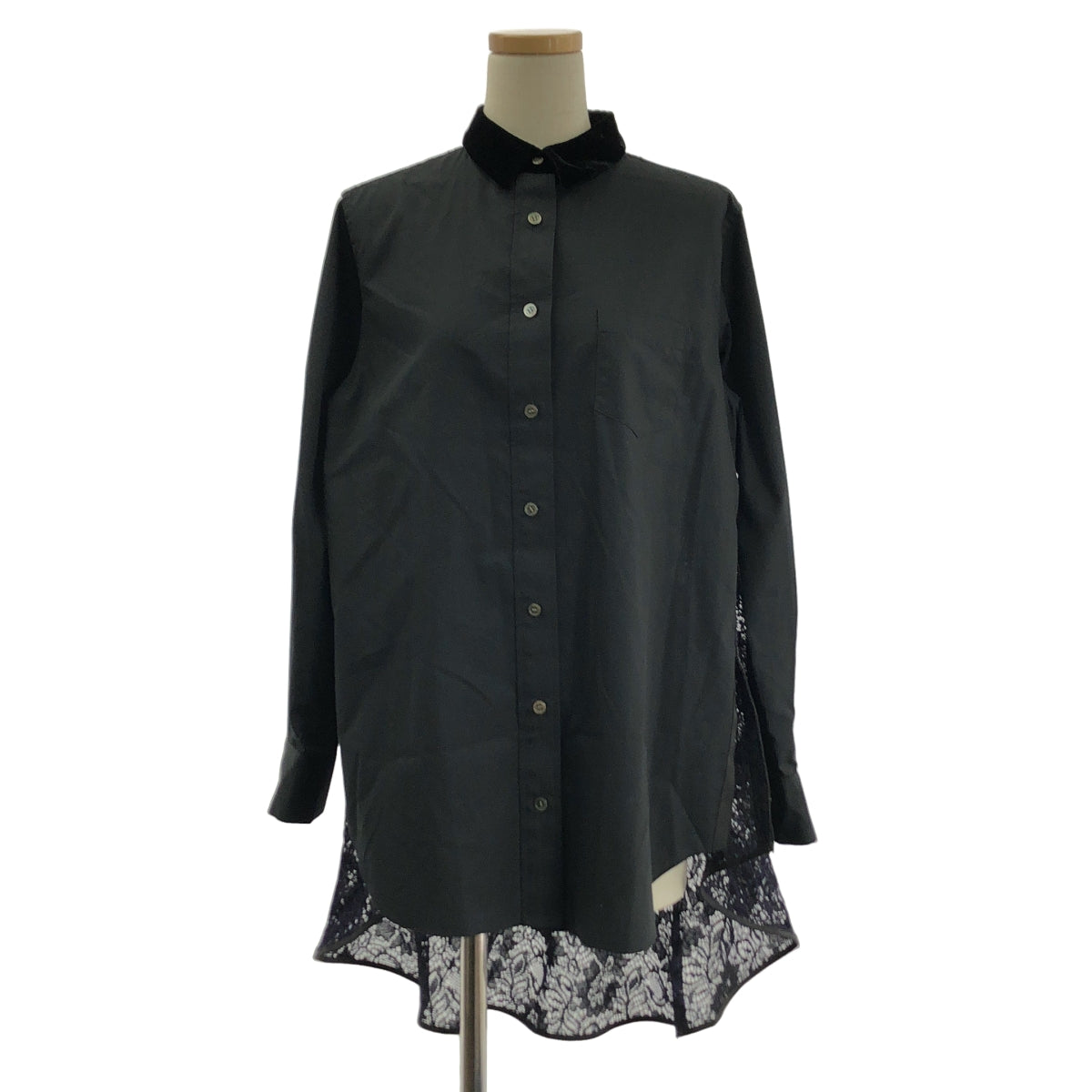 sacai / サカイ | 異素材切替 レース シャツ | 2 | レディース
