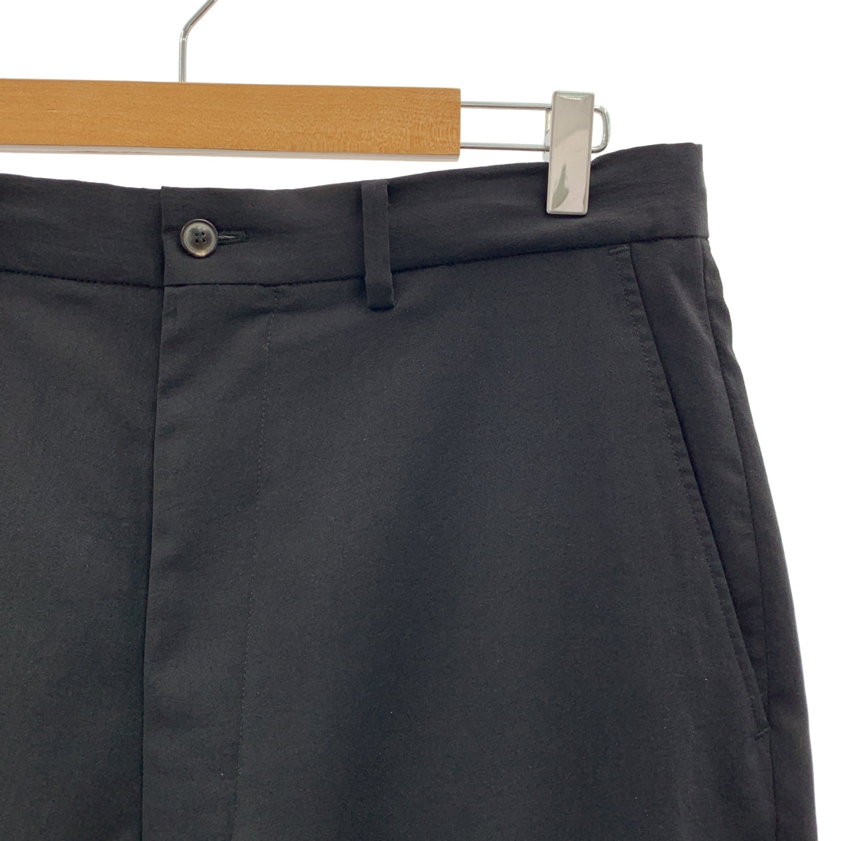 YOKO SAKAMOTO / ヨーコサカモト | ドローストリング ワイド スラックス パンツ | L | メンズ