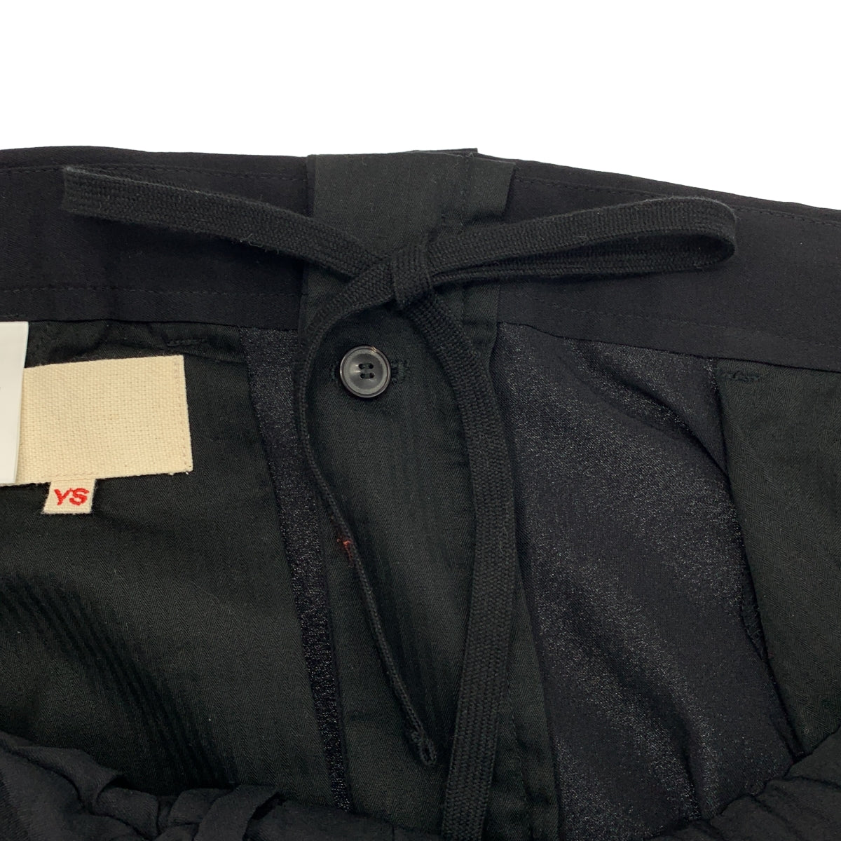 YOKO SAKAMOTO / ヨーコサカモト | ドローストリング ワイド スラックス パンツ | L | メンズ