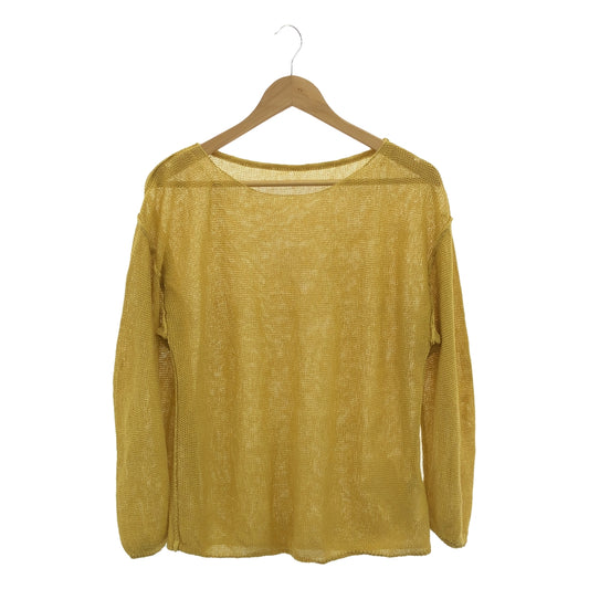 [New] Spick and Span | 2022SS | Linen Light Knit | F | Yellow | Women's