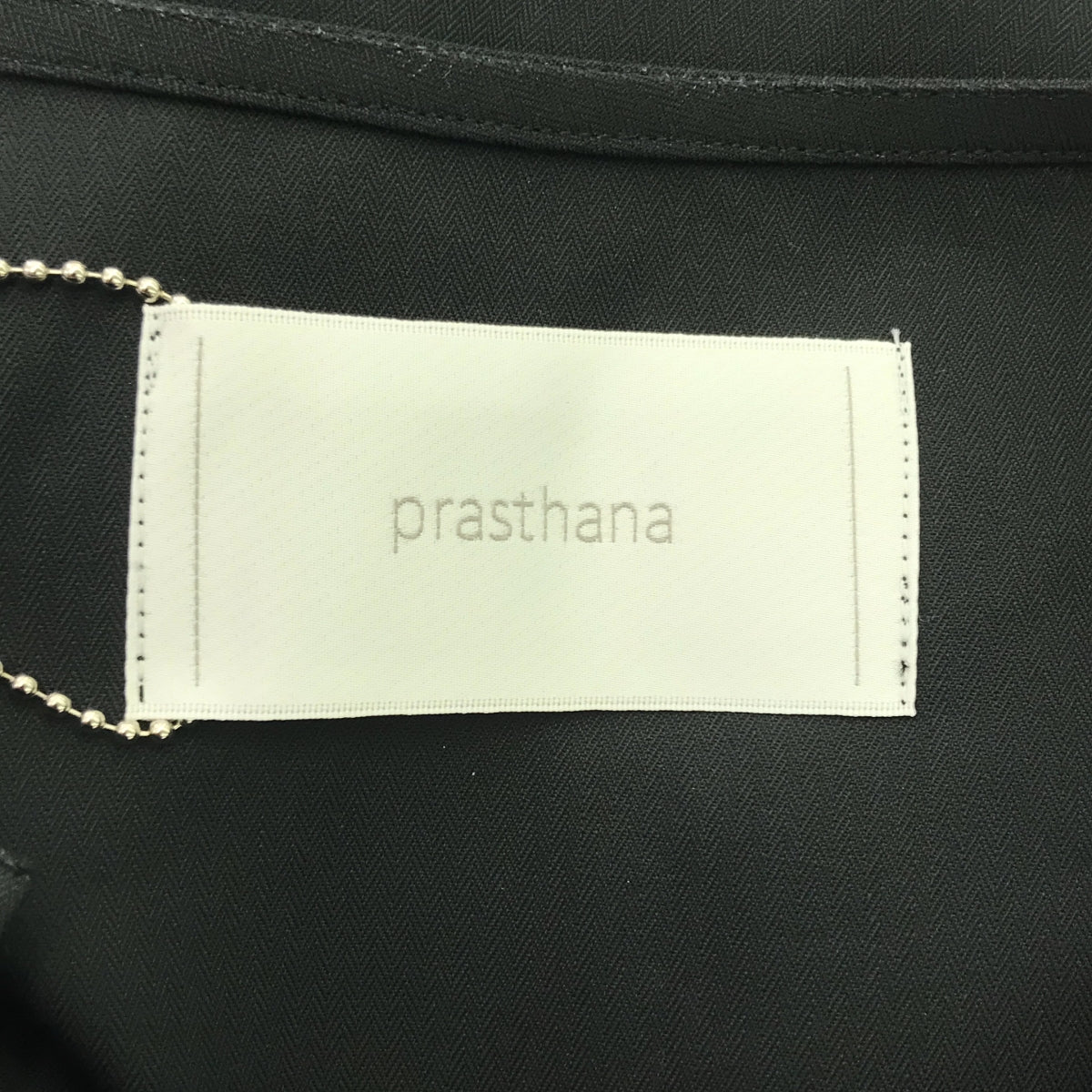 [新] prasthana / Prasthana |長款睡衣 gen2 襯衫 | M |黑色 |男士