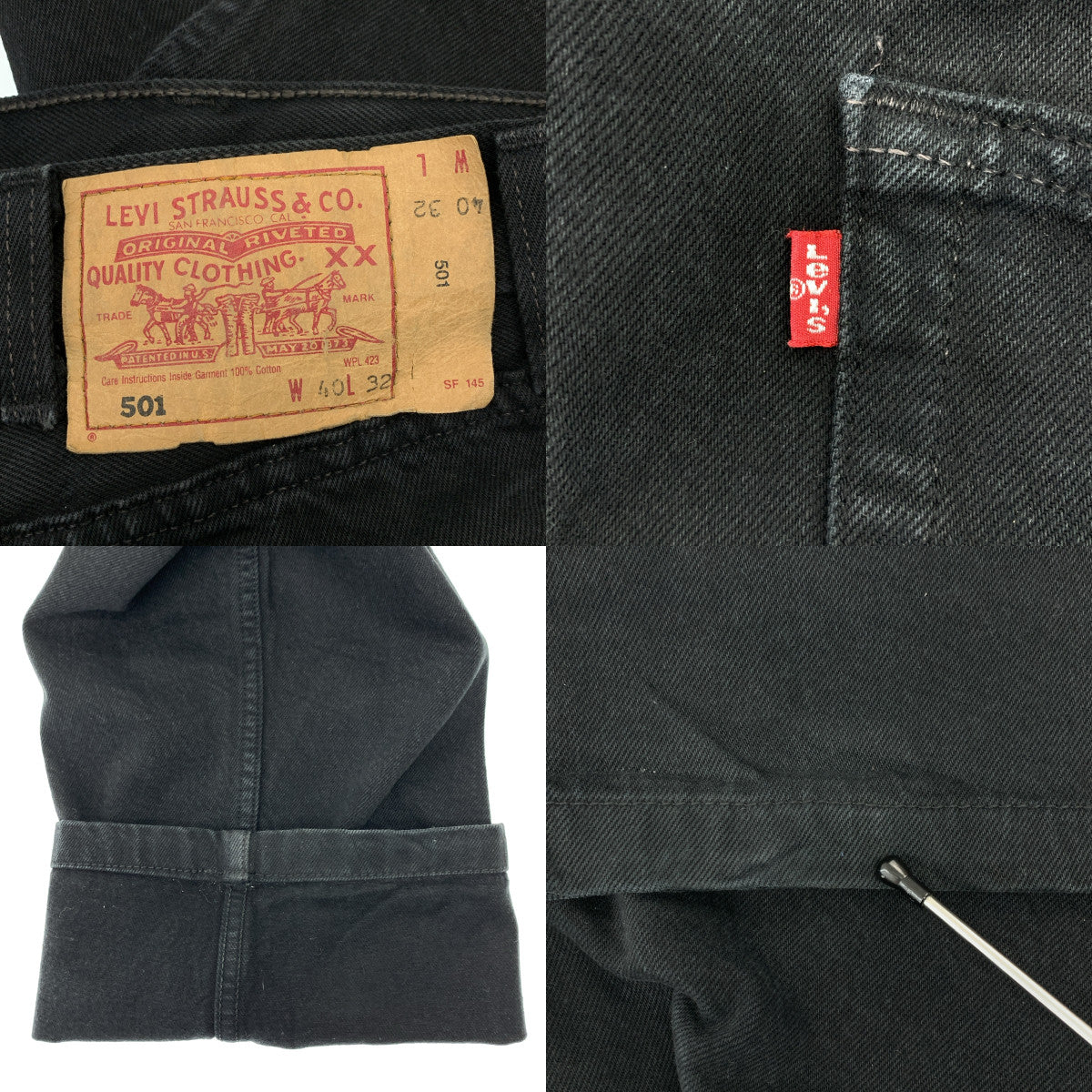 Levi's / 리바이스 | 1990s 501 버튼 뒤각인 540 데님 팬츠 | W40 L32 |