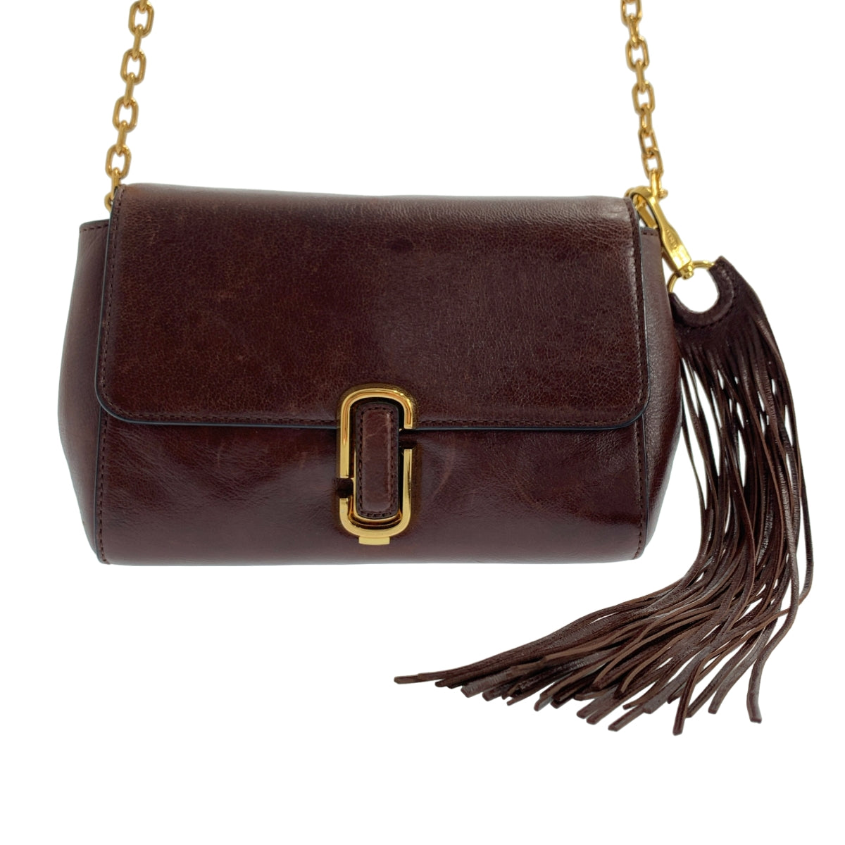 マークジェイコブス ブラウン レザー ショルダーバッグ MARC JACOBS / マークジェイコブス | JMARK ジェイマーク レザー