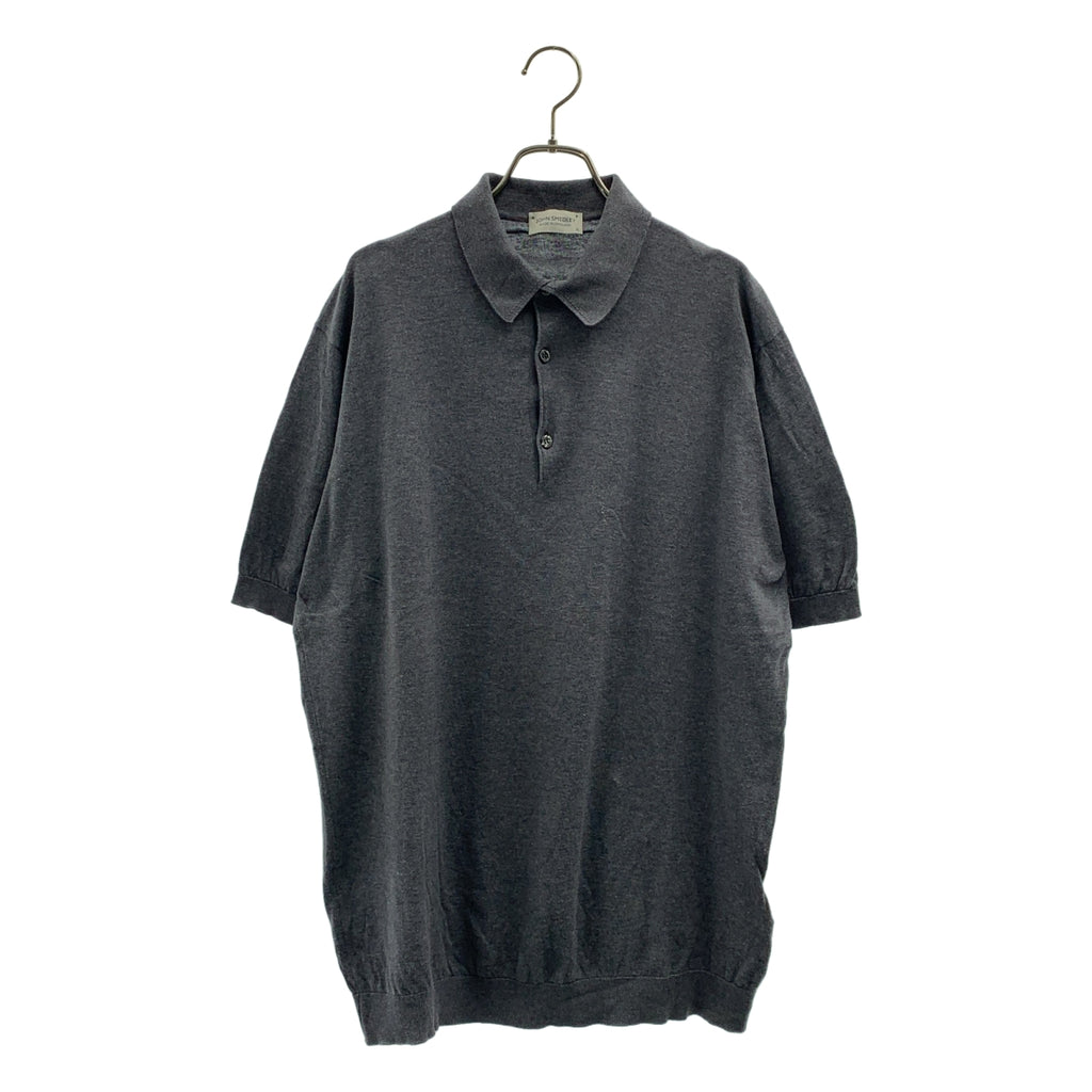JOHN SMEDLEY / ジョンスメドレー | コットン ニット ポロシャツ | XL | メンズ