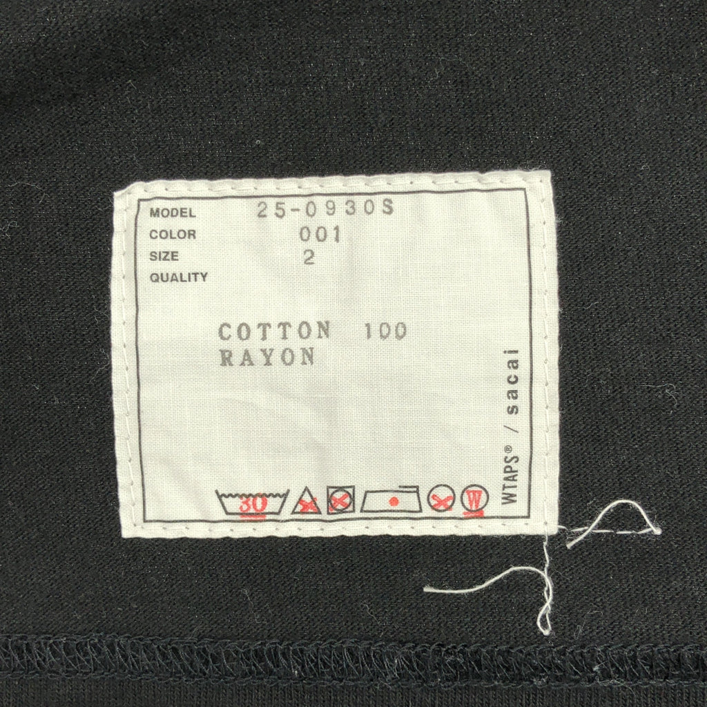 sacai | 2025SS | x WTAPS 刺繡 T 卹 02 標誌刺繡 T 卹 | 2 | 男款