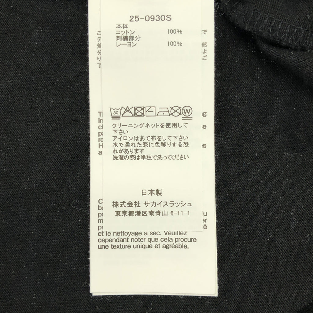 sacai | 2025SS | x WTAPS 刺繡 T 卹 02 標誌刺繡 T 卹 | 2 | 男款