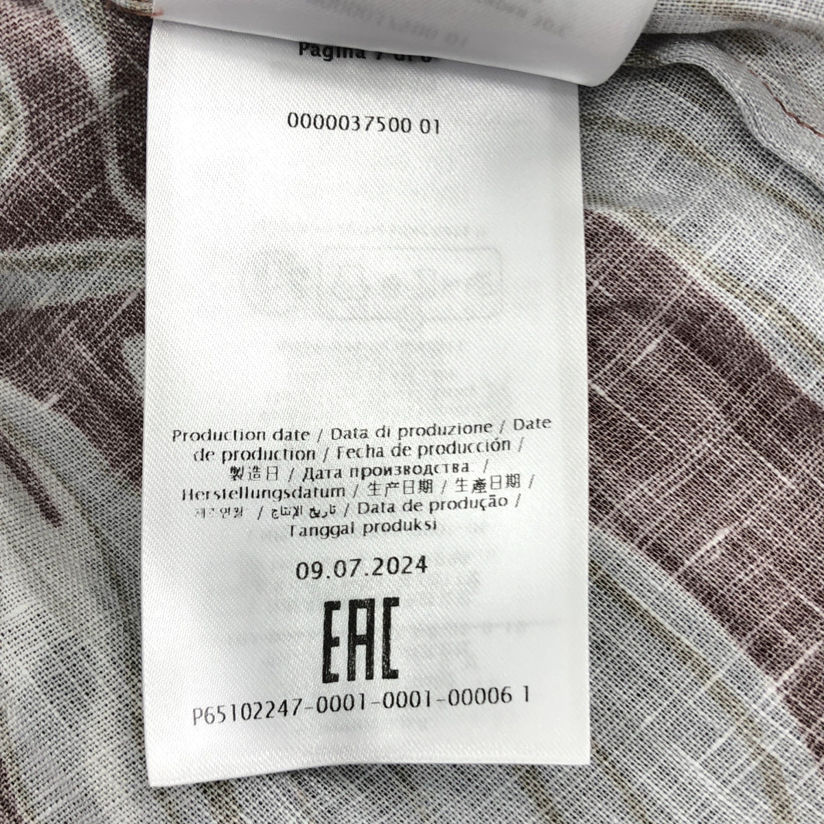 VALENTINO / ヴァレンティノ | 2024AW | リネン フラワープリント オープンカラーシャツ | 44 | メンズ