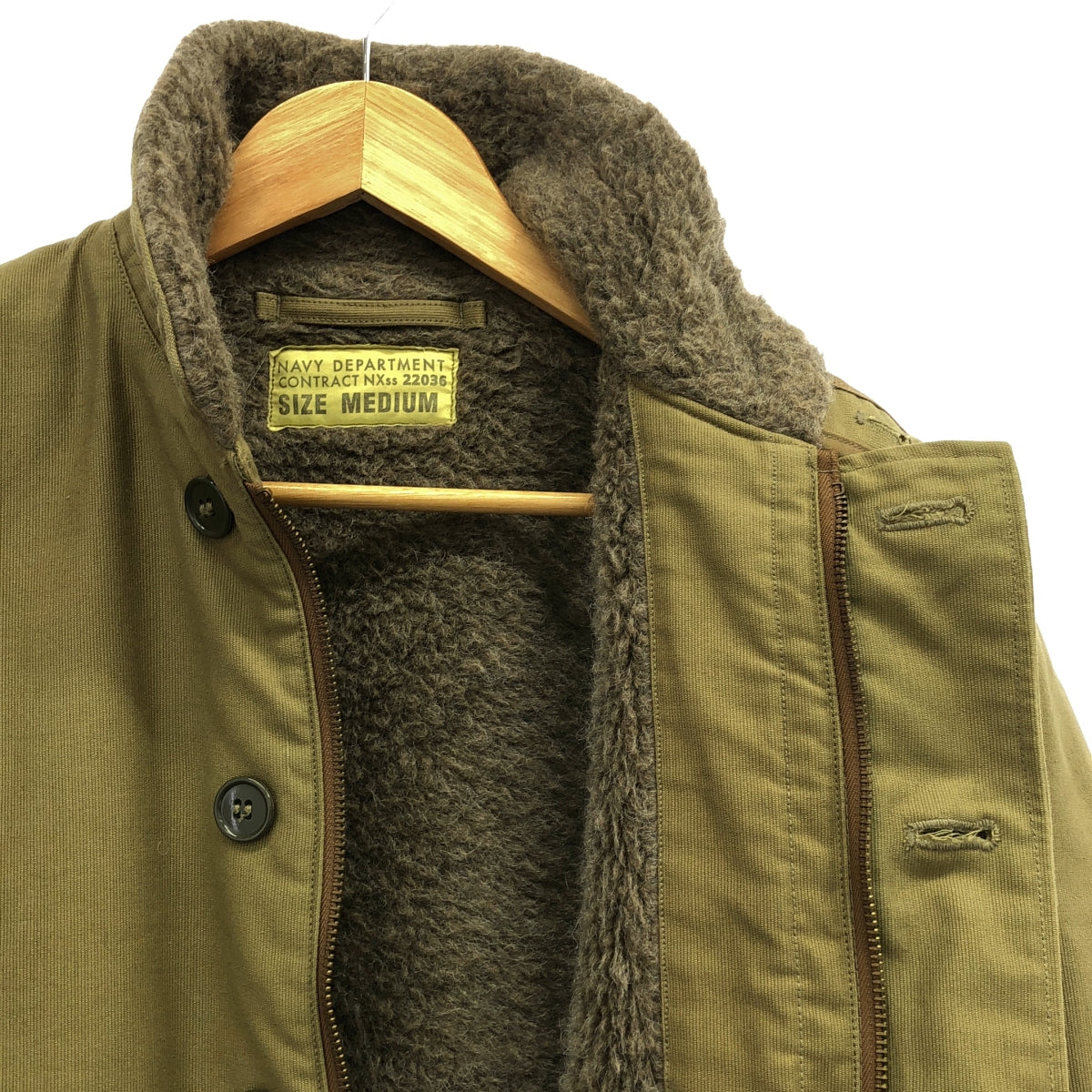 BUZZ RICKSON'S | N-1 Alpaca Mohair Liner Deck Jacket | M | Men's