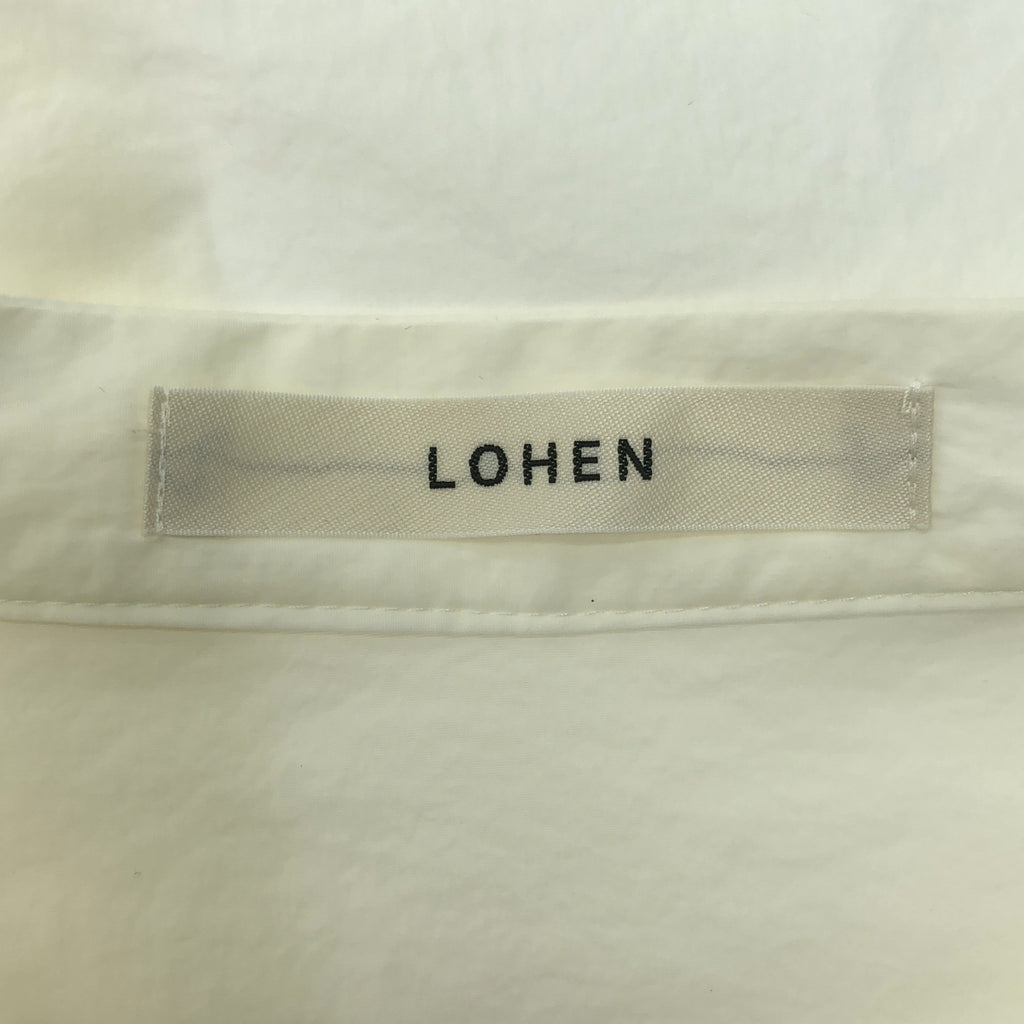 LOHEN / ローヘン | 2025SS | BIG PATCH POCKET SHIRT ビッグ パッチ ポケット シャツ ブラウス | F | ホワイト | レディース