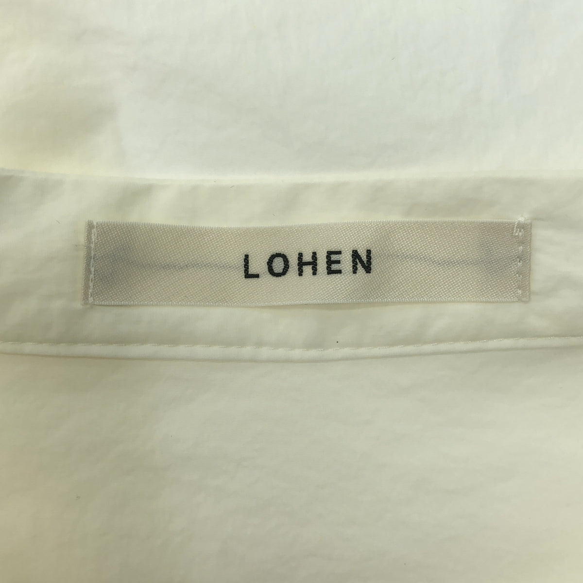 LOHEN / ローヘン | 2025SS | BIG PATCH POCKET SHIRT ビッグ パッチ ポケット シャツ ブラウス | F | ホワイト | レディース