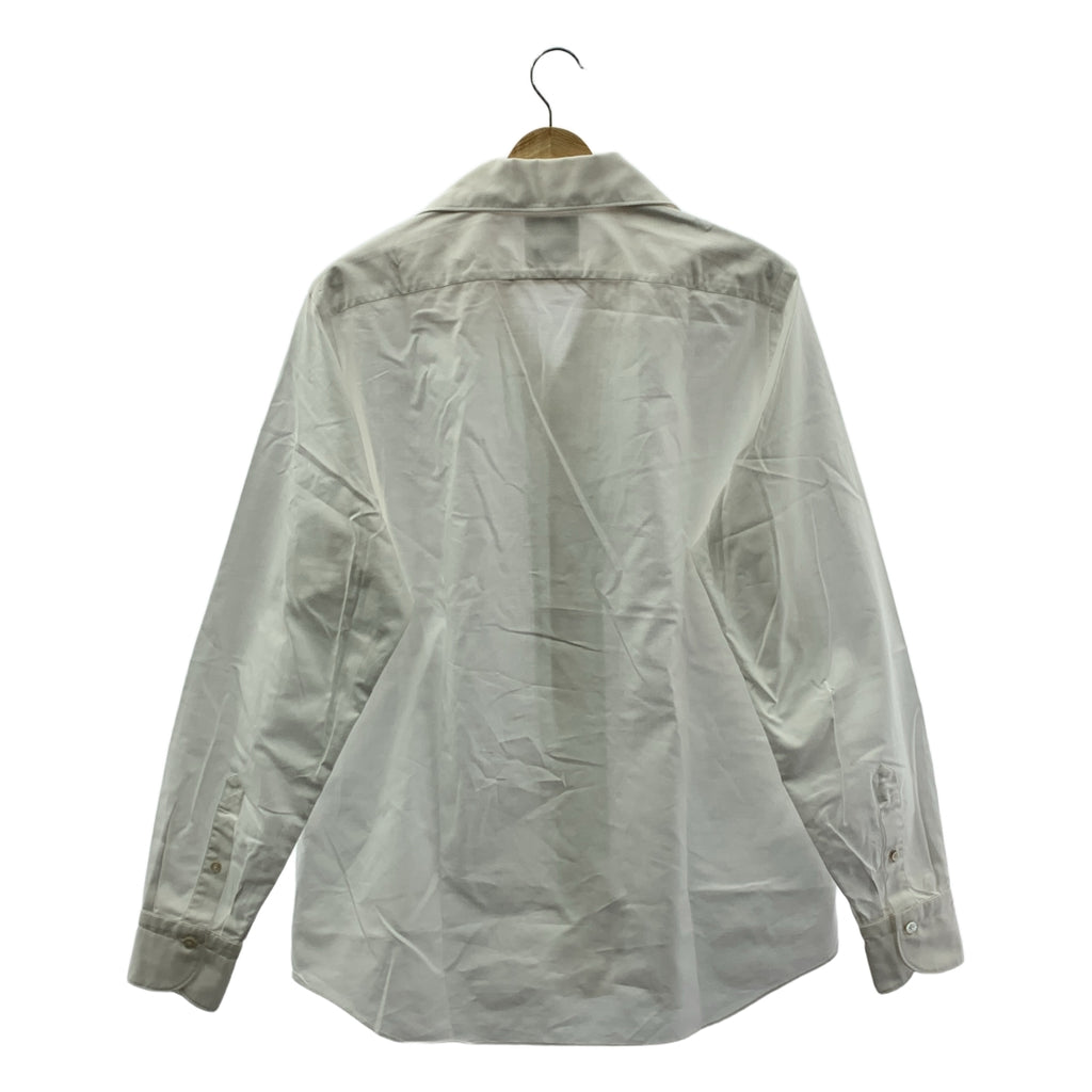 finamore / フィナモレ | ORIGINAL CHAMBRAY / 隠れボタンダウンシャツ | L | ホワイト | メンズ