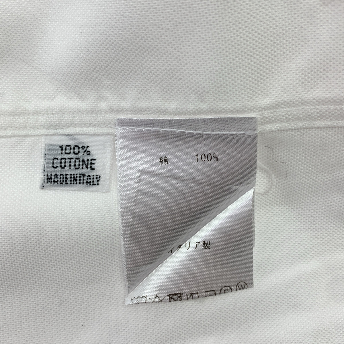 finamore / フィナモレ | ORIGINAL CHAMBRAY / 隠れボタンダウンシャツ | L | ホワイト | メンズ