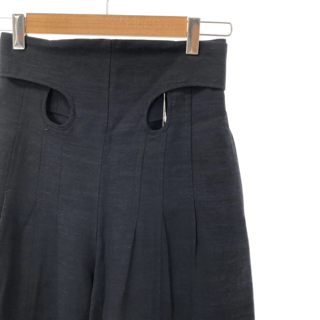 Mame Kurogouchi / 마메쿠로고우치 | 2022SS | Viscose Hemp High Waisted Trouser 하이 웨스트 팬츠 | 1 | 여성