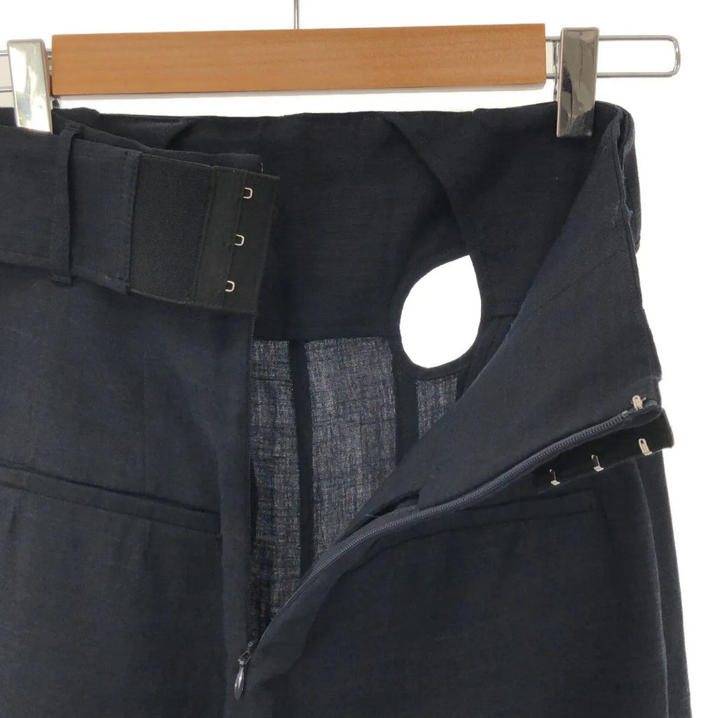 Mame Kurogouchi / 마메쿠로고우치 | 2022SS | Viscose Hemp High Waisted Trouser 하이 웨스트 팬츠 | 1 | 여성