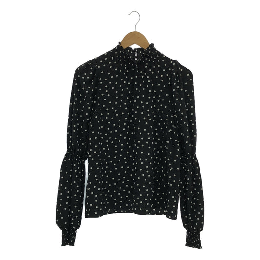 Spick and Span | 2023AW | Dechined dot shirring blouse | F | Women's