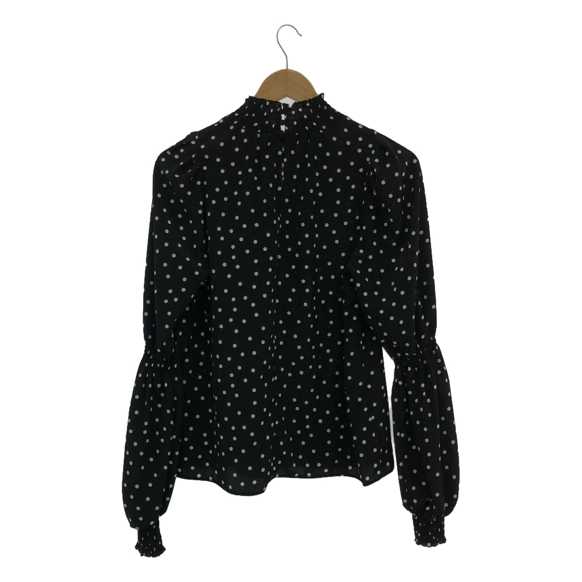 Spick and Span | 2023AW | Dechined dot shirring blouse | F | Women's