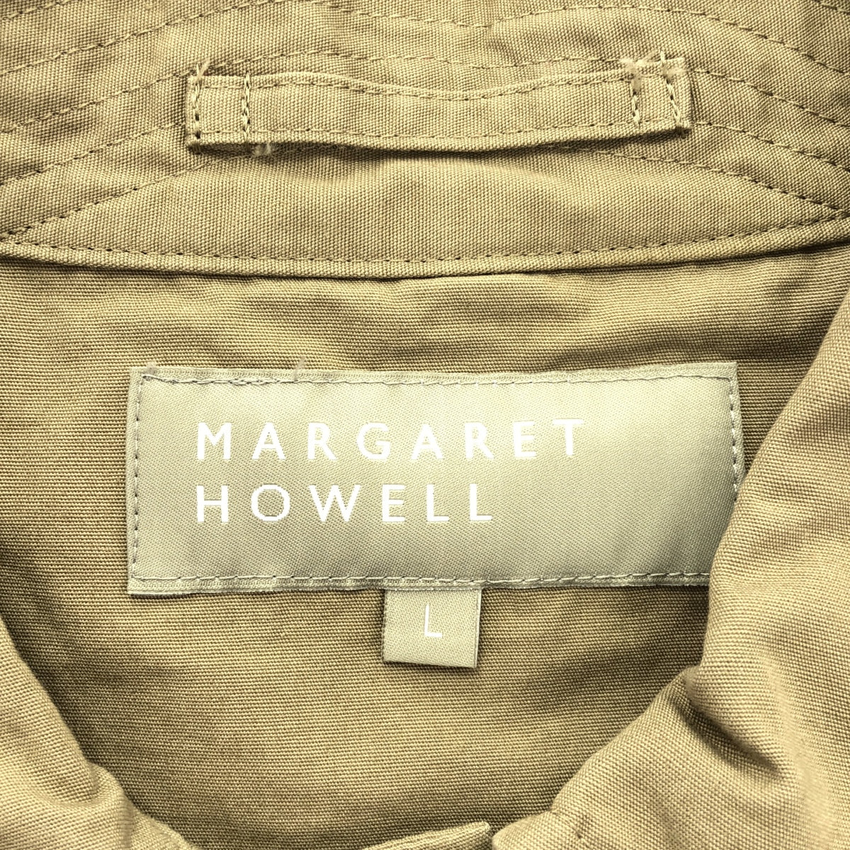 MARGARET HOWELL / 마가렛 하웰 | 코튼 플라이 프론트 커버 올 재킷 | L | 남성