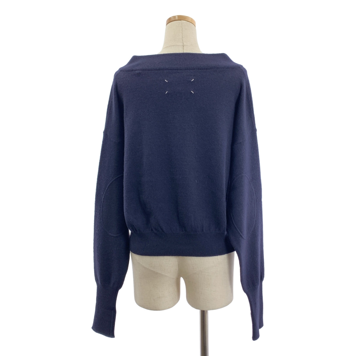 Maison Margiela | 2019 秋冬 | 羊毛手肘貼片 V 領毛衣 | XS 碼 | 女款