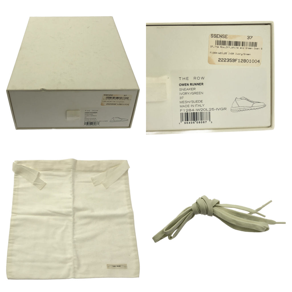 THE ROW / 자로우 | OWEN RUNNER 가죽 전환 로우 컷 스니커즈 | 37 |