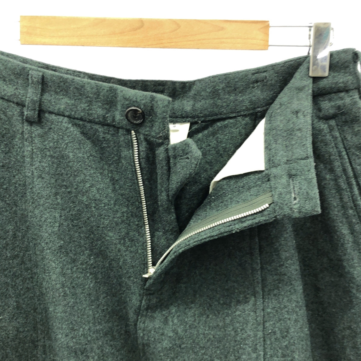 COMME des GARCONS COMME des GARCONS / 콤콤 | 2007AW | 울 사르엘 풍선 바지 | S | 다크 그린 | 여성