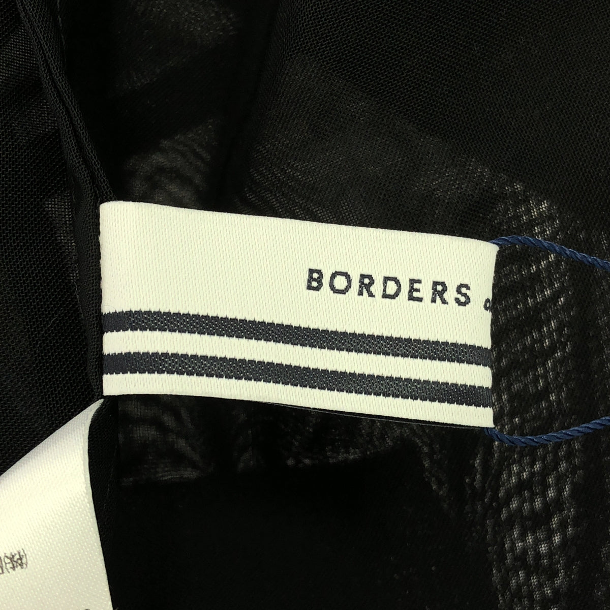 【新品】  BORDERS at BALCONY / ボーダーズアットバルコニー | PUFF SLEEVE SHEER SHIRT / パフスリーブシアーブラウス | 36 | ブラック | レディース