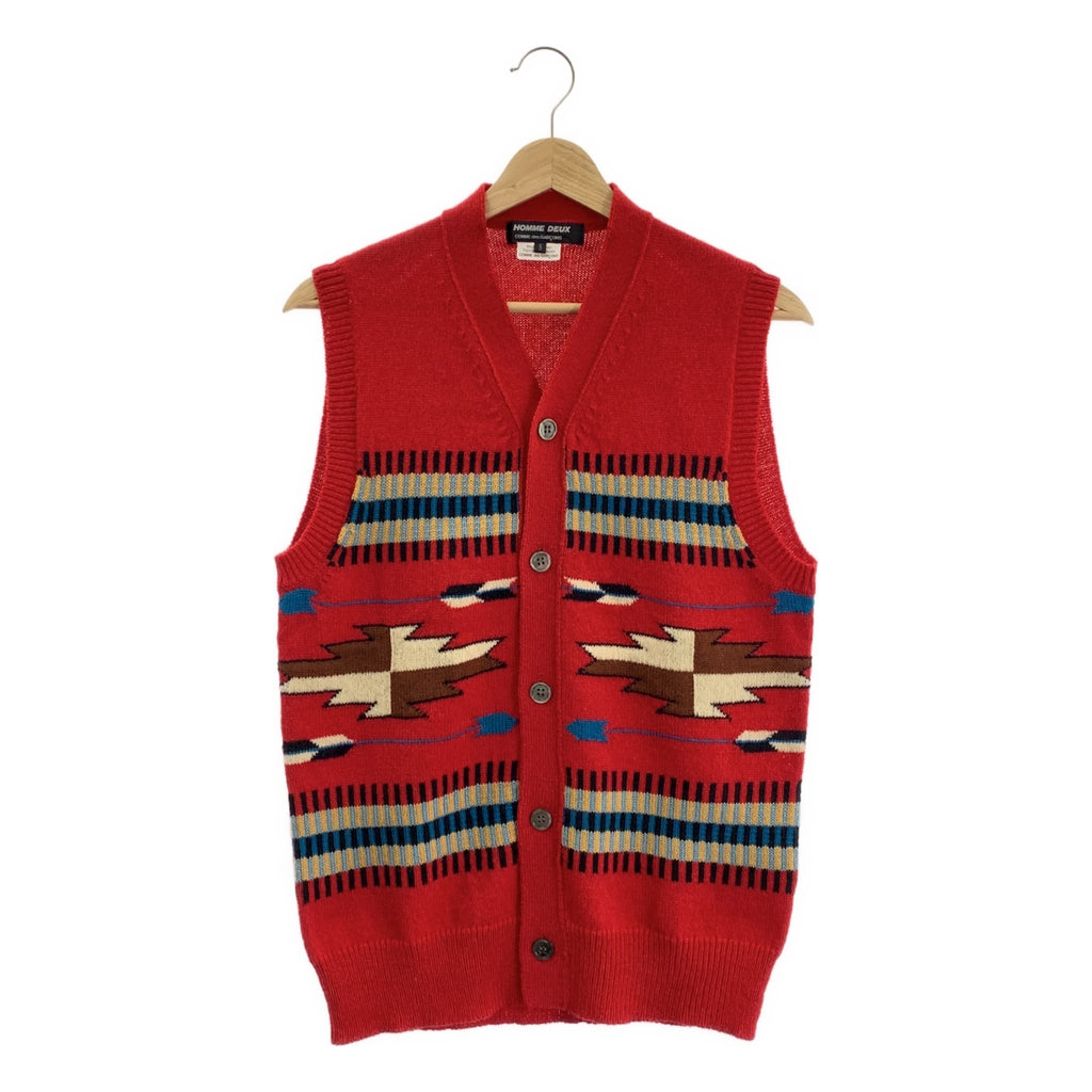 COMME des GARCONS HOMME DEUX / コムデギャルソンオムドゥ | 2015AW | ネイティブ ニット ベスト | S | メンズ